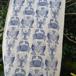 "Fish and Friends" Organic Cotton Tea Towel